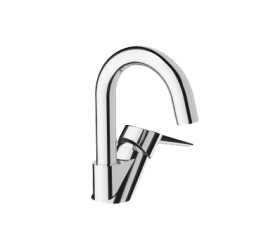 Solid S Basin Mixer (With Swivel spout)
