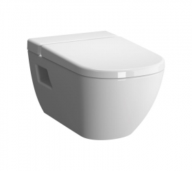 VITRA 5911 مرحاض معلق بدون حافة مع خزان نظافة -غطاء مرحاض هيدروليك